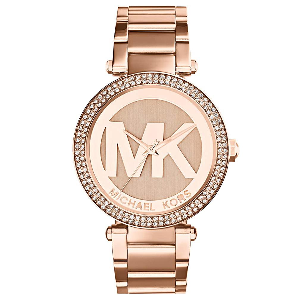 Michael Kors Ladies Parker Rose Gold Watch - MK5865